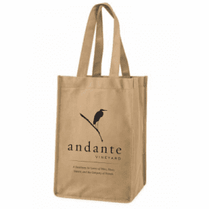 Tamarack Industries Custom Vineyard Wine Tote