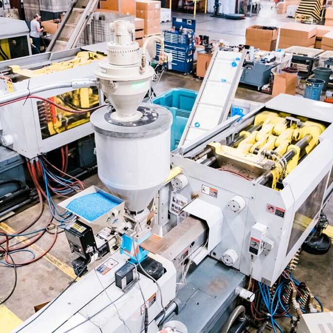Injection molding machinery