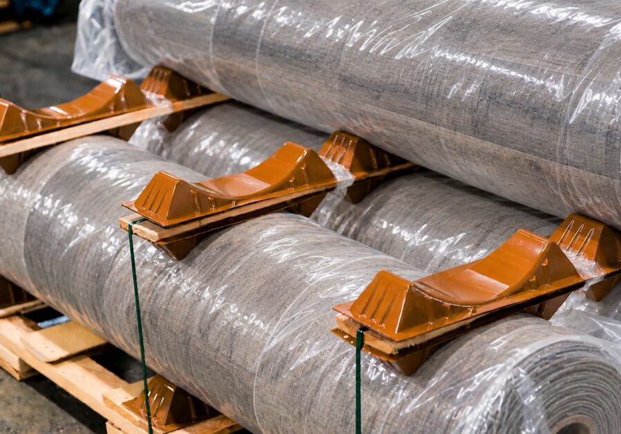 Roll Cradles for Flooring Materials