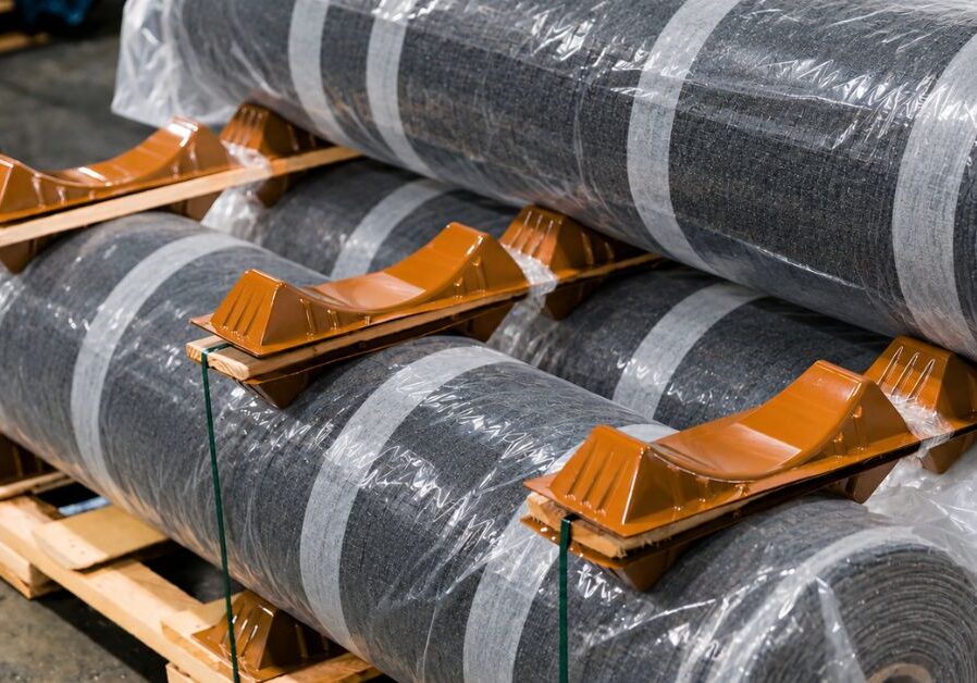 Roll Cradles for Roofing Membrane